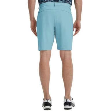 M MAELREG Mens Golf Shorts Quick Dry Fit Lightweight 9 Inch Inseam Casual Flat Front Zip Pocket Mens Dress Shorts - Image 3