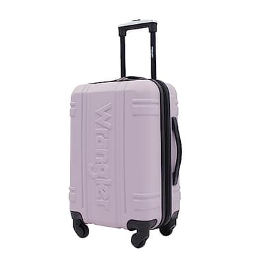 Wrangler 20" Astral Hardside Carry-On Luggage, Lilac - Image 8