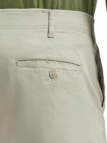 Lee Men's Big & Tall Extreme Motion Flat Front Short, Stone, 46 - Image 4