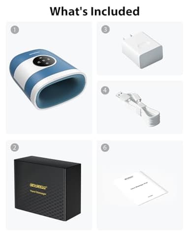 CINCOM Upgraded Hand Massager with Heat and Compression for Arthritis and Carpal Tunnel - Cordless & Rechargeable, Gifts for Women - Image 8