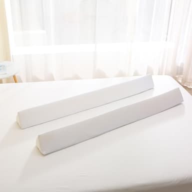 fond + found 2 Pack Bed Rail Bumpers Foam Safety Bed Rail for Kids Toddlers, Non-Slip Bed Bumper Washable Cover for Twin, Queen, King Beds - Image 1