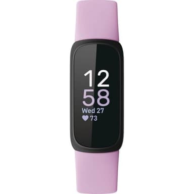 Fitbit Inspire 3 Health &-Fitness-Tracker with Stress Management, Workout Intensity, Sleep Tracking, 24/7 Heart Rate and more, Lilac Bliss/Black, One Size (S & L Bands Included) - Image 2