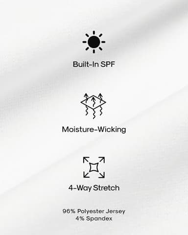True Classic Workout Shirts for Men – Mens Shirts & Muscle Shirt for Men, Gym Shirt, Mens Tank Top and Athletic Base Layer, Quick-Dry Workout Tee, Pack of 3, White, L - Image 7