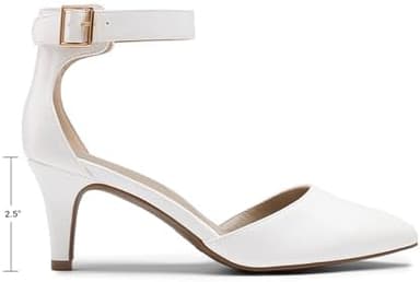 DREAM PAIRS Kitten Heel Low Heel for Women Closed Pointed Toe Pumps Wedding Party Sexy Dress Shoes Lowpointed - Image 4