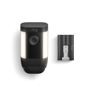 Ring Spotlight Cam Pro, Battery with extra Quick Release Battery - Image 1
