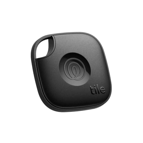 Tile by Life360 Mate - Bluetooth Tracker, Keys Finder and Item Locator for Keys, Bags and More. Phone Finder. Both iOS and Android Compatible. 1-Pack (Black) - Image 1