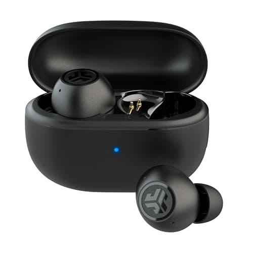 JLab Go Pop ANC True Wireless Earbuds & Charging Case, Black, Active Noise Cancelling, 10mm Drivers, Dual Connect, Customize Your Sound with App, Be Aware Mode, Compact Fit, MEMS Microphone - Image 1