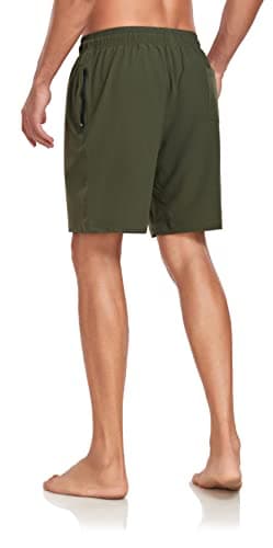 Flytop Mens Swim Trunks Quick Dry Board Shorts with Zipper Pockets Bathing Suit - Image 3