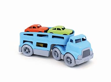 Green Toys Car Carrier, Blue - Pretend Play, Motor Skills, Kids Toy Vehicle. No BPA, phthalates, PVC. Dishwasher Safe, Recycled Plastic, Made in USA. - Image 7