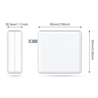 Replacement for MacBook Air Charger, AC 45W T-tip Adapter Laptop Charger for MacBook Air(Between 2012-2017,Not Applicable After 2017) (45W) - Image 3