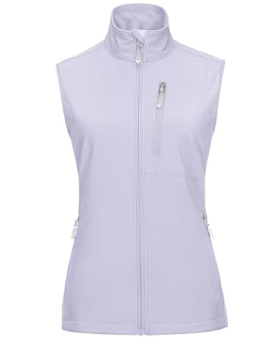 33,000ft Women's Lightweight Running Vest Outerwear with Pockets, Windproof Sleeveless Jacket for Golf Hiking Travel - Image 1