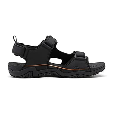 DREAM PAIRS Men's Sandals Hiking Water Beach Sport Outdoor Athletic Arch Support Summer Sandals,Size 9,BLACK,SDSA228M - Image 2