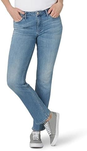 Lee Womens Legendary Mid Rise Straight Leg Jean - Image 2