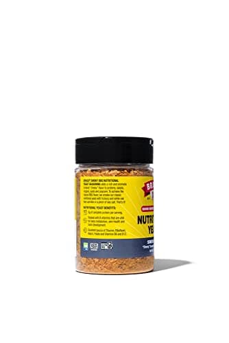 Bragg Nutritional Yeast Seasoning Variety Pack - (2 Pack) 3 oz - Dairy-Free Parmesan Cheese Substitute - Perfect for Salads, Pastas, Popcorn, and More - Image 8