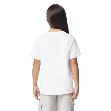 Gildan Youth DryBlend T-Shirt, Style G8000B, 2-Pack, White, Medium - Image 3