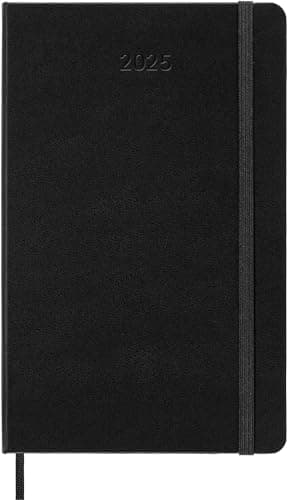 Moleskine PRO 12 Month 2025 Weekly Vertical Planner, Hard Cover, Large (5" x 8.25"), Black, 288 pages - Image 3