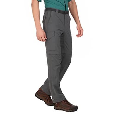 Columbia Men's Silver Ridge Convertible Pant, Breathable, UPF 50 Sun Protection, Grill, 36x30 - Image 7