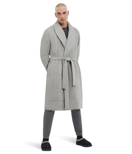 UGG Women's Quade Quilted Robe, Grey Heather, XL/XXL - Image 1