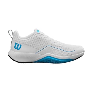 WILSON Rush Pro Lite Men's Tennis Shoe - White/Atomic Blue/Navy Blazer, Size 9 US - Image 1