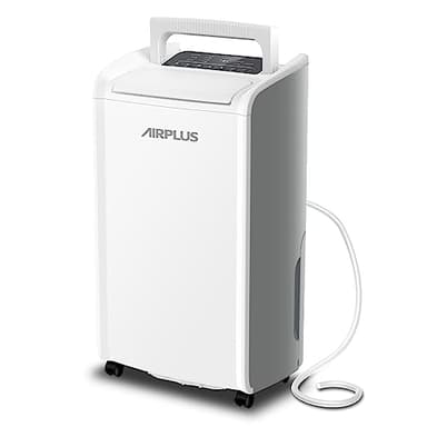 AIRPLUS 4,500 Sq.Ft 70 Pint Dehumidifier for Basements and Home-with Drain Hose,Efficient,Energy-with Dual Protection and 4 Smart Modes,24H Timer,Defrost,for Large room - Image 1
