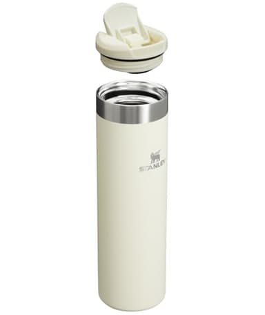 Stanley AeroLight Transit Bottle 20 oz Locking Drink Through Lid Leak Resistant Water Bottle or Coffee Travel Mug Lightweight Insulated Stainless Steel BPA-Free Cream - Image 2