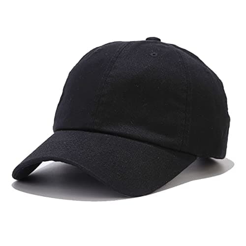NPQQUAN Original Classic Low Profile Baseball Cap Golf Dad Hat Adjustable Cotton Hats Men Women Unconstructed Plain Cap Black - Image 1