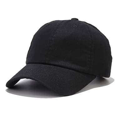 NPQQUAN Original Classic Low Profile Baseball Cap Golf Dad Hat Adjustable Cotton Hats Men Women Unconstructed Plain Cap Black - Image 1