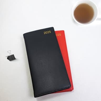 Letts of London Belgravia 2025 Weekly/Monthly Appointment Book and Planner, 12 Months, January to December, Vertical, Slim Size, 6.625" x 3.25", English, Black (C33SUBK-25) - Image 7