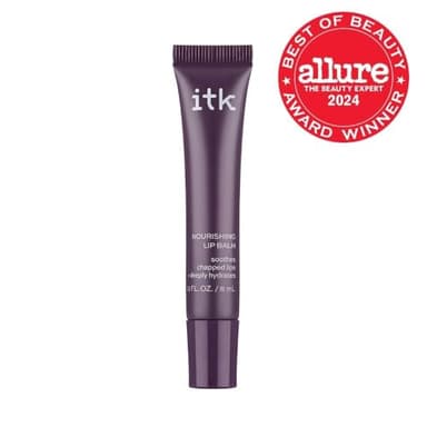 ITK Nourishing Lip Balm - Hydrate Dry, Chapped Lips with Shea Butter + Coconut Oil + Vitamin E - Moisturizes + Soothes Chapped Lips - Glossy, Fragrance Free, Clear, 0.2 Oz - Image 3