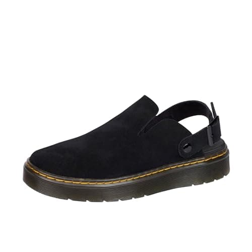 Dr. Martens Unisex Carlson Mule, Black E.h Suede Mb, 9 US Men - Image 1