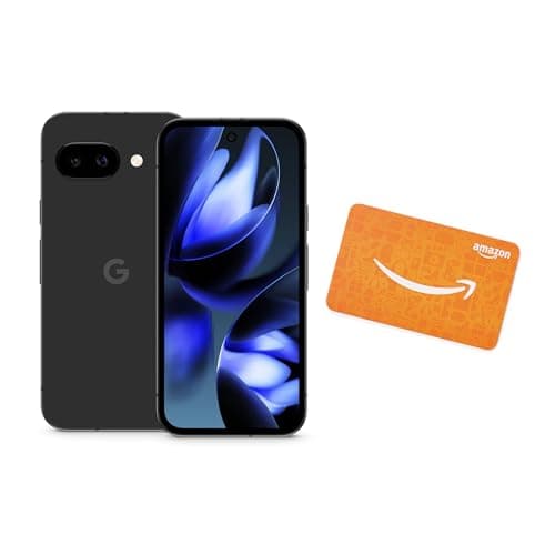 Google Pixel 9a - Obsidian - 128 GB with $100 Amazon Gift Card - Image 1