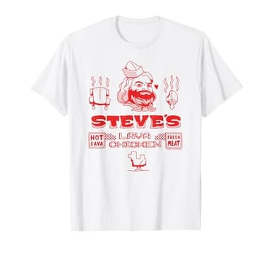 A Minecraft Movie Steve's Lava Chicken Restaurant Logo T-Shirt