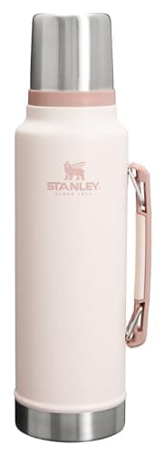 Stanley Classic Legendary Vacuum Bottle 1.5 qt | Wide Mouth with Leakproof Cup Lid | Keep Drinks Hot or Cold | Packable for Travel | Insulated Stainless Steel Thermal Bottle | BPA-Free | Rose Quartz - Image 1