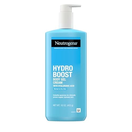 Neutrogena Hydro Boost Body Gel Cream, Hydrating Body Lotion with Hyaluronic Acid for Normal to Dry Skin, Lightweight Fragrance-Free Hyaluronic Acid Moisturizer, 16 OZ - Image 1
