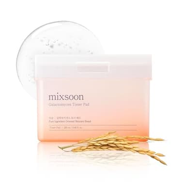 mixsoon Galactomyces Toner Pad,Fermented Nutrition, Galactomyces, Dual-Textured Pad 210ml / 7.10 Fl.Oz (60 heets) - Image 1