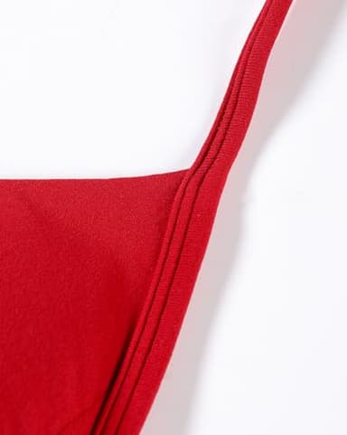 AUROLA Influence Strappy Bra Sports Bras for Women, Backless Padded Impact Strappy Bra for Workout Gym Yoga with Removable Cups,Chili Red,S - Image 8