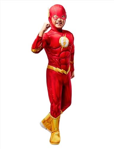 Rubies DC Comics Superheroes: The Flash Costume for Kids, Boy's Large - Image 1