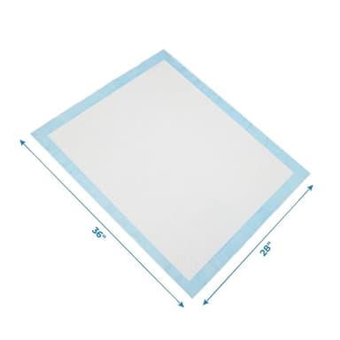 Best Pet Supplies XL Puppy Pads 40 Count - Super Absorbent Dog Training Pads, Quick-Dry, Odor Control, Disposable Pee Pads, Leak-Proof Wee Wee Pads for Indoor Dogs – Baby Blue XL, 40 Pack - Image 6