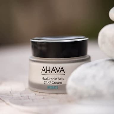 AHAVA Hyaluronic Acid 24/7 Cream - Long-lasting hydration from inside & out, boosts hydration, softening & refining skin's texture, long-term wrinkle prevention, with Osmoter, ATPeptides, 1.7 Fl.Oz - Image 4