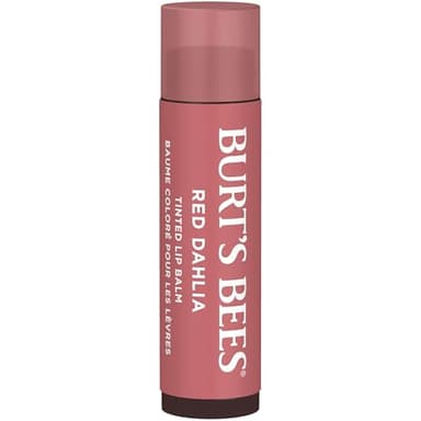 Burt's Bees Lip Tint Balm with Long Lasting 2 in 1 Duo Tinted Balm Formula, Color Infused with Deeply Hydrating Shea Butter for a Natural Looking Buildable Finish, Fiery Red Dahlia (2-Pack) - Image 11