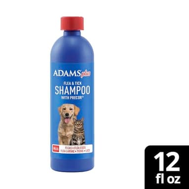 ADAMS Plus Flea & Tick Shampoo with Precor IGR for Cats, Kittens, Dogs & Puppies Over 12 Weeks of Age, Sensitive Skin Flea Treatment, Kills Adult Fleas, Flea Eggs, Ticks, and Lice, 12 Ounces - Image 10
