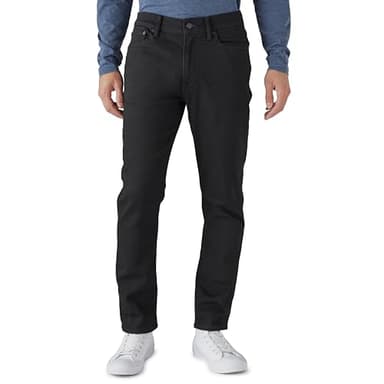 Lucky Brand Men 410 Athletic Fit Jean, Black Rinse, 33W x 30L - Image 1