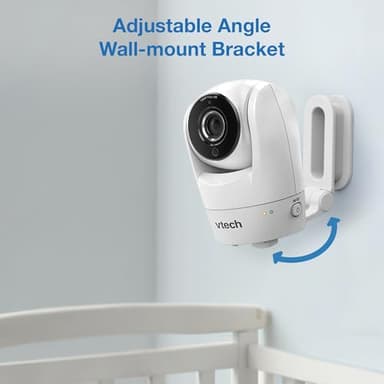 VTech Upgraded Smart WiFi Baby Monitor, 1080p FHD Camera and 5" HD IPS Display, Free App with Motion Video, Sound/Motion Detection and Notifications, Fully Remote Pan-Tilt-Zoom: VM901 - Image 12