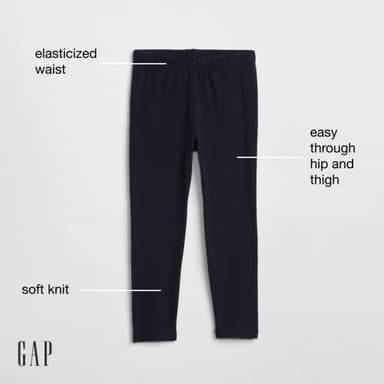 GAP baby girls Stretch Jersey Legging, Icy Pink, 3-6 Months US - Image 2