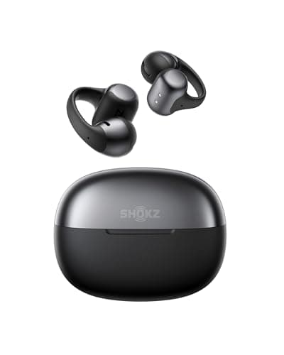 SHOKZ OpenDots ONE - Open-Ear Headphones - Wireless Bluetooth Earbuds with Microphone - Secure, Lightweight, Clip-On Fit - Premium Dolby Audio - Water Resistant - Fast Charging - Up to 40 hrs Playtime - Image 1