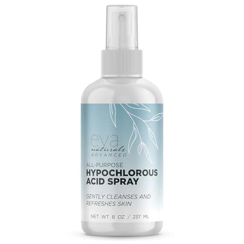 Hypochlorous Acid Spray for Face, Skin, and Body – 0.018% HOCl Facial Mist Toner, Hydrating Cleanser for Acne, Eczema, Rosacea, Eyelids, Pets, Workout, Baby, Back, Redness, Sensitive Care Spray - Image 1