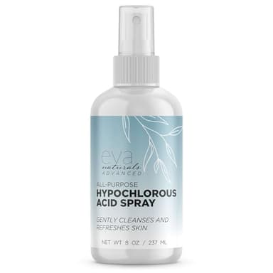 Hypochlorous Acid Spray for Face, Skin, and Body – 0.018% HOCl Facial Mist Toner, Hydrating Cleanser for Acne, Eczema, Rosacea, Eyelids, Pets, Workout, Baby, Back, Redness, Sensitive Care Spray - Image 1