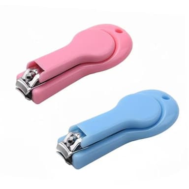 XUJINCN Baby Nail Clippers，2 Pack Nail Clippers，for Trimming Baby's Fingers or Toes，Blue and Pink Toddler Nail Clipper，Be Suitable for；Infant, Toddler, Kids - Image 7