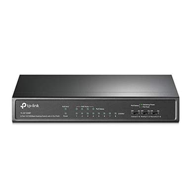 TP-Link TL-SF1008P, 8 Port 10/100Mbps PoE Switch, 4 PoE+ Ports @66W, Desktop, Plug & Play, Sturdy Metal Casing, Fanless, Extend & Priority Mode, PoE Auto Recovery - Image 1