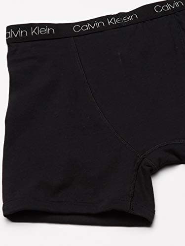 Calvin Klein Boys Little Modern Cotton Boxer Briefs, 5 Pack Black, Grey, White, Light Blue, NavyLarge - Image 2